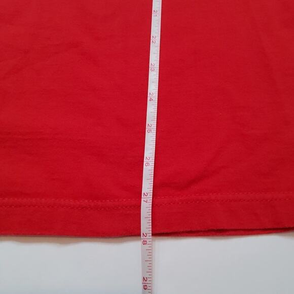 NIKE T-Shirt. RED Size L - Picture 3 of 6